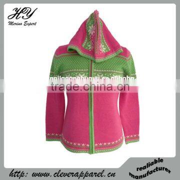 WJ6 Full Button Women Wool Merino Sweater Cardigan photo-5