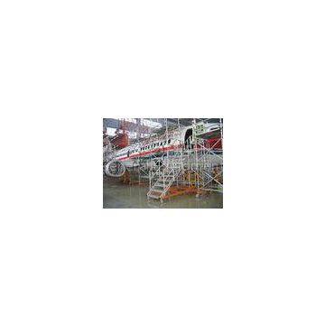 Custom Safe Aircraft Scaffolding / Aviation APU maintenance Cargo ladders