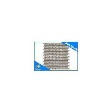 Subway Polished Wooden Grey Marble MosaicTile / Stone Interior Decorative Wall Tiles