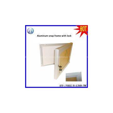 export business advertising poster frame with lock