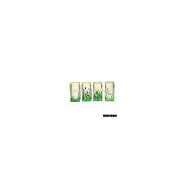 Sell Column Candle with Flower Patten