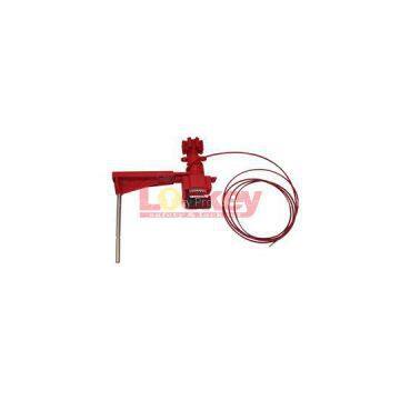 Valve Lockout With Cable Blocking Arm