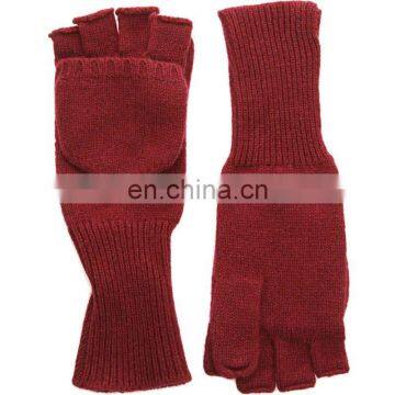 fashional pretty super soft cozy warm elegant popular solid knit mitten