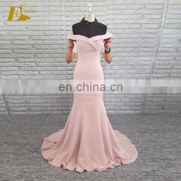 New Arrival Off Shoulder Sweetheart Neckline Stretch Fishtail Formal Evening Dress Wholesale