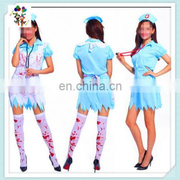 Cheap Adult Party Sexy Bloody Nurse Halloween Costumes HPC-3151