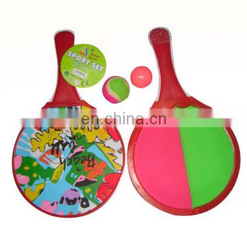 2 in 1 kids plastic catch ball racket sport set toys,children sport toys