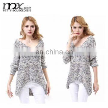 2016 Autumn latest fancy crochet patterns tops woolen sweater designs for ladies