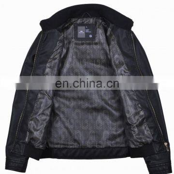 Mens Top Grade Fashion Soft Handsome Lastest Design Leather Jacket photo-2