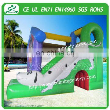 commercial grade inflatable princess bouncy castle, inflatable combo castle with slide