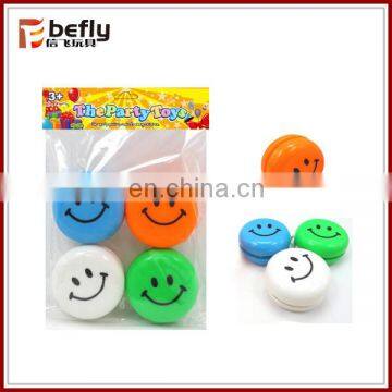 Smile face mini yoyo toy novelty plastic toy