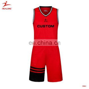 Mens 2017 Wholesale Fashion Custom Authentic Chinese Basketball Uniform Sets Clothing Design Cheap Reversible Basketball Jerseys