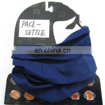 Solid Dark Blue patten Printing Elastic Magic Multi Seamless Bandana