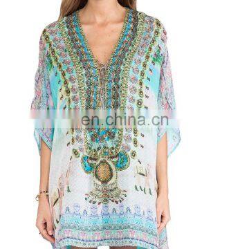 Camillia Kaftan Beach Dress India Casual Dress for Beach Party Ladies Summer photo-4