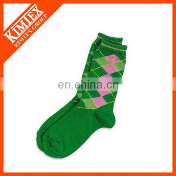 Wholesale sport cotton custom jacquard socks