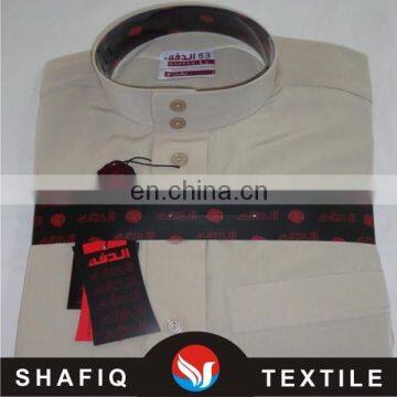 polyester fabric soft hand feeling new daffah muslim clothing arab thobe thawb robe abaya