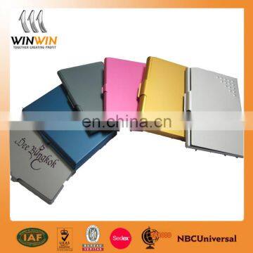 anodized metal name card case