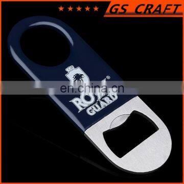 customized silver plated high quality keychain bottle opener