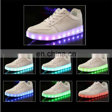 Night event popular customized led light rechargable reflective shoes
