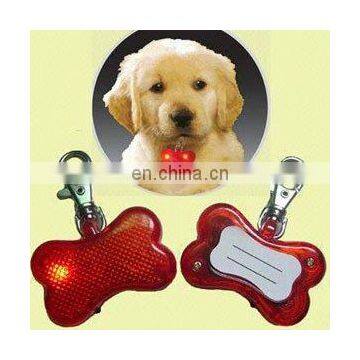 promotional plastic led keychain for pets