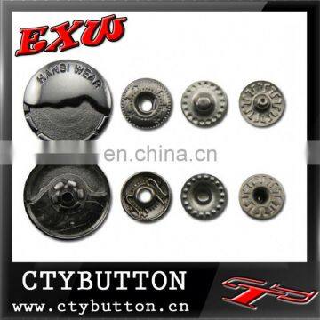 CTY-SO72 stainless steel snap button for clothing