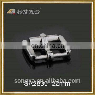 Customized Nickel-Free Feature Double Prongs Roller Buckles, Plated Pin Buckle For Handbag