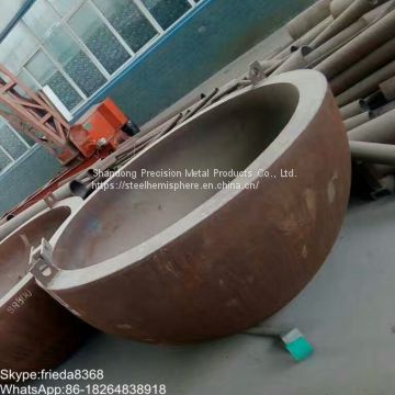 Cold Pressing Formed Carbon Steel Hemispherical Head /Spherical Dished Head /Dished End Caps For Boilers Pressure Vessels