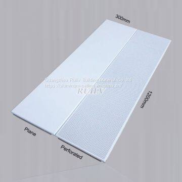 300*1200mm Aluminum Clip in Ceiling/ Perforated Aluminum Ceiling/Aluminum Square Ceiling for Office