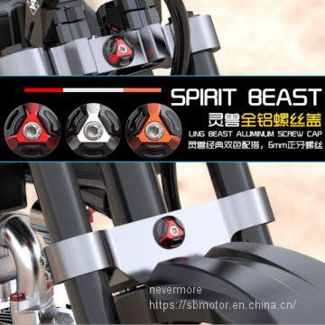 Spirit Beast motorcycle modified registration plate holder alloy screw cap cover 6mm FR202 L3