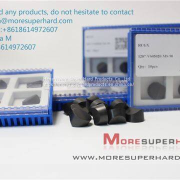Solid CBN Inserts RCGX090700 for Processing High-speed Roll Steel Miya@moresuperhard.com photo-5