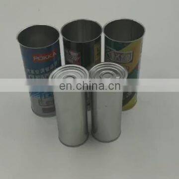 High oil treatment  empty ring-pull  tin can with CMYK