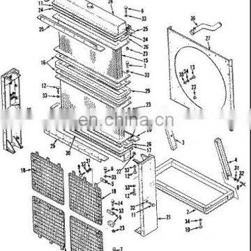 Best seller Cummins KTA19 Radiator