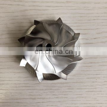 TD04 50.00/67.00mm 8+0 blades Point milling high performance Turbocharger milling/aluminum 2618/billet compressor wheel