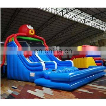 Outdoor Children Amusement Park Octopus Theme Inflatable Slide With Pool On Sale photo-3
