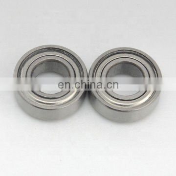 R168ZZ Miniature Ball Bearing 1/4x3/8x1/8" Inches shielded