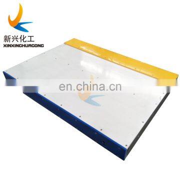 Removable arena dasher boards for ice skating indoor soccer / football hockey arenas