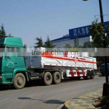 YK flexible-designing capacity 7 tubes 3 axle container trailer