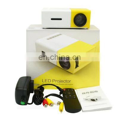 YG300 HD USB CinemaTheater Beamer YG300 Multimedia Cheap Proyector Game Mini Portable Home LED Pocket Projector photo-2