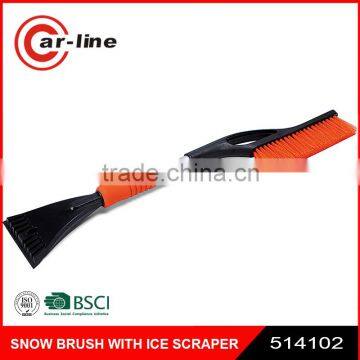 25" CAR SNOW BROOM WITH ICE SCRAPER
