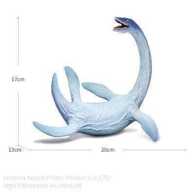 Original Design Soft Vinyl Vivid Plesiosaurs Dinosaur Animal Model Toys Static Figure for Decoration photo-5