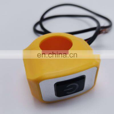 China Supplier Flash Square Push Button Switch Handle Bar Led Motorcycle Light Switch