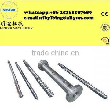 Full Covering 55/110mm Twin Conical Screw&Barrel/Cylinder for Plastic Extruder Machine