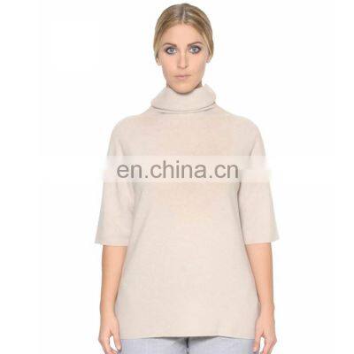 Cashmere Turtle neck Top 10 Poncho Sweater