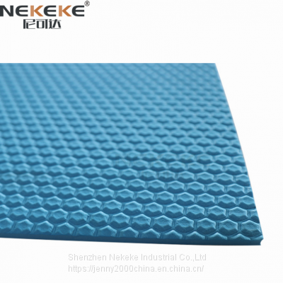 NEKEKE 90*175 cm Blue Hexagon on surface Boat Yacht Marine Rubber EVA Deck Foam Sheet Composite outdoor decking