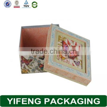 Gift usage and lid and tray type custom paper lovely packaging gift boxes