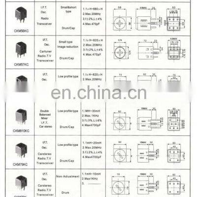 IFT Coils Variable Inductor Coil Transformer RF Radio Inductor photo-5
