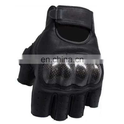 Vibration-resistant anti impact half finger mechanic labor work gloves