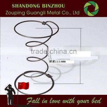 Compressing or vacuum packing long coil spring