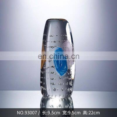 Wholesale Decorative Minimalist Classic Tall Glass Vase Clear For Decorating Flowers photo-3