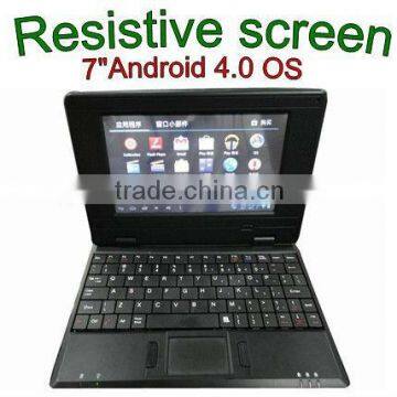 7" BOXCHIP A10 Android 4.0 mini laptop,Notebook 702C