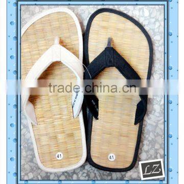 men flip flops with canvas strap eva